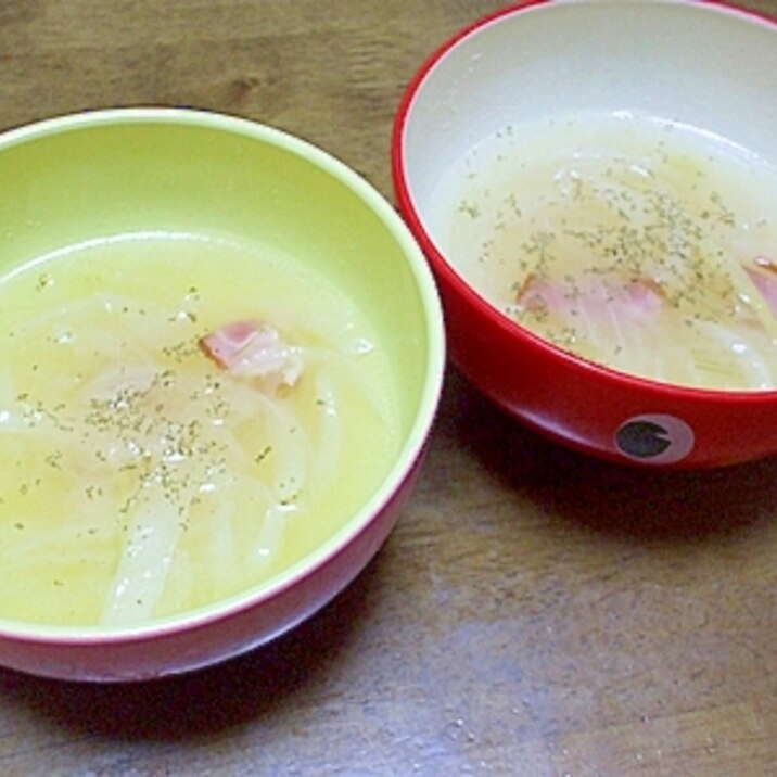 新玉ねぎのトロ×2スープっ♪